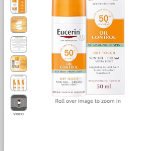 Eucerin Face Sunscreen Oil